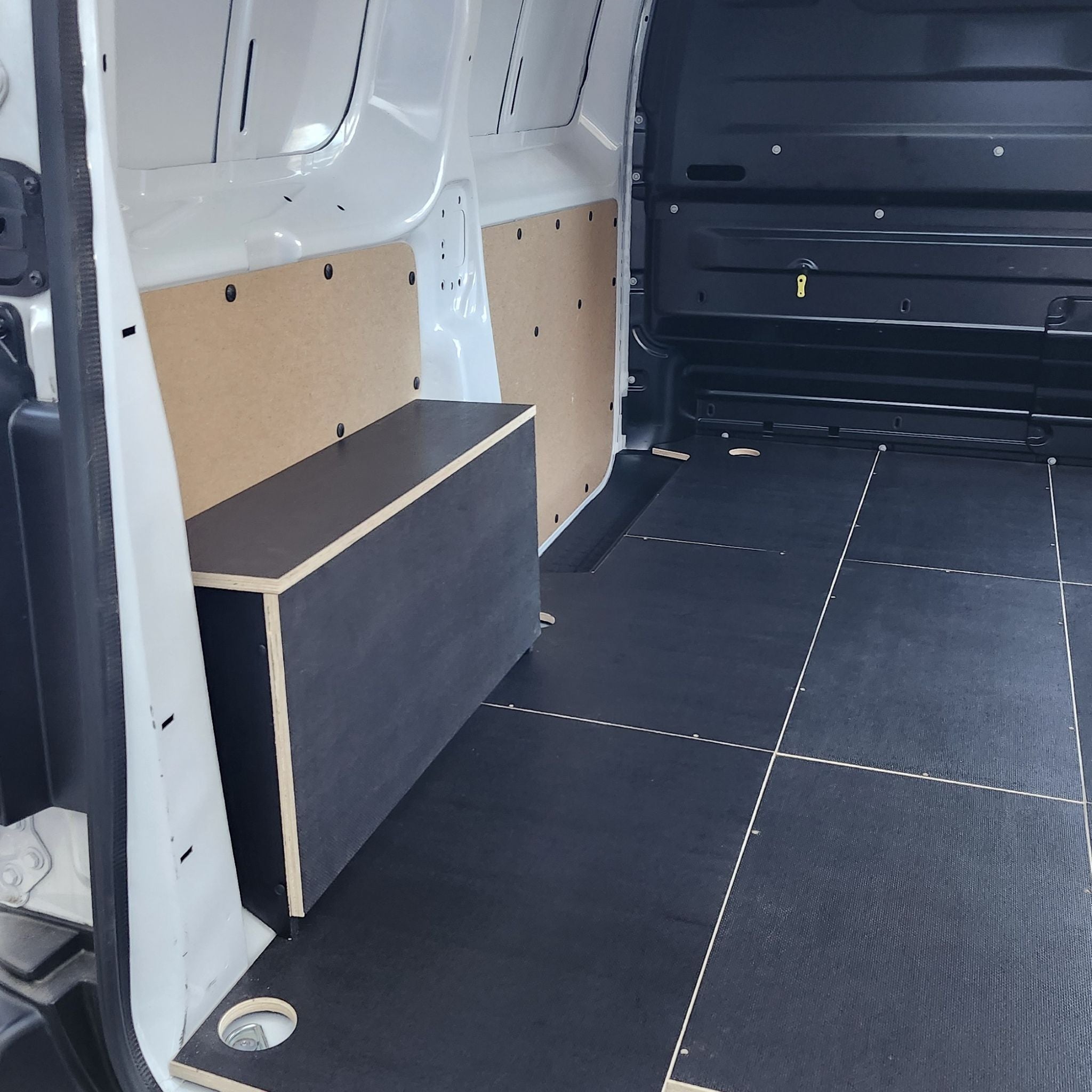 Caisson de protection passage de roue pour les véhicules Utilitaires Peugeot EXPERT, Citroën JUMPY, Toyota PROACE, Opel VIVARO, Fiat SCUDO.